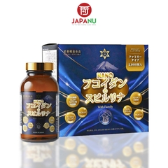 Viên Uống Nano Fucoidan Và Tảo Xoắn Spirulina 2000 Viên Nhật Bản