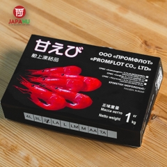 Tôm ngọt Amaebi Nhật Bản - Hộp 1Kg