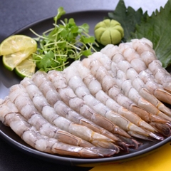 Tôm thẻ Nobashi 400g - Khay 20 con (chuẩn Sashimi)