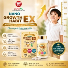 Viên Uống Hỗ Trợ Tăng Chiều Cao Nano Growth Habit Ex 120 Viên Nhật Bản
