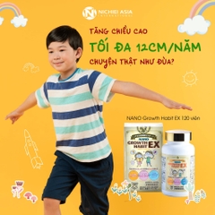 Viên uống tăng chiều cao và trí não Nano Growth Habit EX 120 Viên
