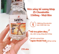 Viên Uống Bổ Xương Khớp ZS Chondroitin 1560mg 270 Viên - Nội địa Nhật