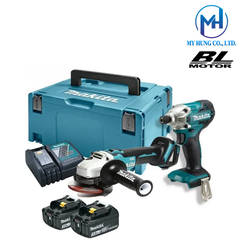 Bộ sản phẩm dùng pin 18v Makita DLX2395J(DTD156+DGA404)