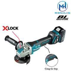 Máy Mài Góc Dùng Pin 18v Makita DGA419RTJ(BL/XLOCK)