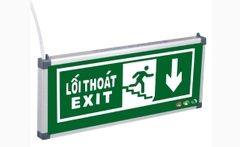Đèn Exit chỉ xuống cầu thang AED