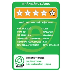 Google TV Sony 4K 65 inch KD-65X80L VN3