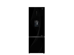 Tủ lạnh Aqua 2 cánh - Ngăn đá dưới 320L Inverter Gương đen AQR-B380MA(WGP)U1