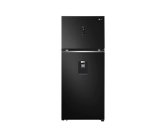 Tủ lạnh LG 2 cánh - Ngăn đá trên 374L Inverter Đen GN-D372BLA