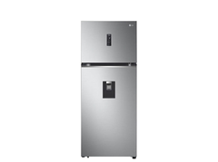 Tủ lạnh LG 2 cánh - Ngăn đá trên 423L Inverter Xám bạc GN-D392PSA