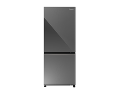 Tủ lạnh Panasonic 2 cánh - Ngăn đá dưới 255L Inverter Mặt Gương Đen NR-BV281BGMV