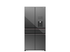 Tủ lạnh Panasonic Multi Door 650L Inverter Mặt Gương Đen NR-WY720ZMMV