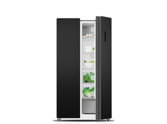 Tủ lạnh Sharp Side by side 600L Inverter Xám đen FF2-80-BG Mới 2023