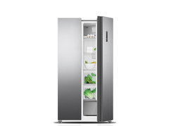 Tủ lạnh Sharp Side by side 600L Inverter Xám bạc FF2-80-DI Mới 2023