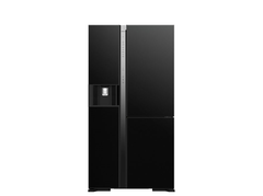 Tủ lạnh Hitachi Side by side 569L Inverter Đen/Kính cường lực R-MX800GVGV0(GBK)