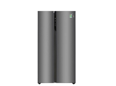 Tủ lạnh Aqua Side by side 480L Inverter Đen bạc AQR-S480XA(BL) 