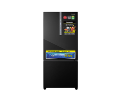 Tủ lạnh Panasonic 2 cánh - Ngăn đá dưới 380L Inverter Đen NR-BX421WGKV