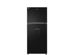 Tủ lạnh Panasonic 2 cánh - Ngăn đá trên 366L Inverter Đen NR-TL381GPKV