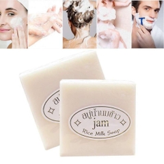 Xà Phòng Gạo  Jam Trắng Da Giảm Mụn Thái Lan