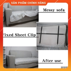 Bộ 2 kẹp cố định ga trải giường co giãn loại dài tiện dụng