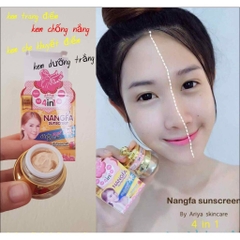 Kem Chống Nắng NANGFA Che Khuyết Điểm Dưỡng Trắng Da 4IN1 Nangfa Sunscreen Thái Lan 20Gr