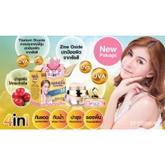 Kem Chống Nắng NANGFA Che Khuyết Điểm Dưỡng Trắng Da 4IN1 Nangfa Sunscreen Thái Lan 20Gr