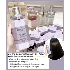 Hấp tóc Weilaiya Tím ủ tóc phục hồi chắc khỏe bóng mượt Mini 15ml
