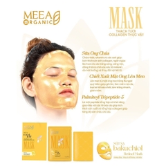 Mặt Nạ Mask Thạch Tươi Collagen Thực Vật Meea Organic