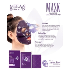 Mặt Nạ Mask Thạch Tươi Collagen Thực Vật Meea Organic