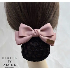 Kẹp tóc búi lưới nơ Lửng Mới thời trang nhiều màu kẹp Y Tá Ngân Hàng Khách Sạn Phụ Kiện Tóc