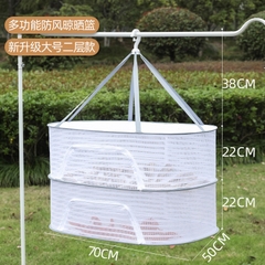 Lồng phơi thực phẩm Túi phơi thực phẩm cá khô, Túi phơi đồ khô móc khóa treo nắp đậy chống côn trùng