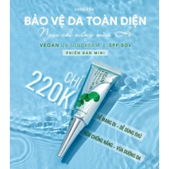Kem chống nắng Soherbs VEGAN SPF 50+ cho da nhạy cảm 40ml