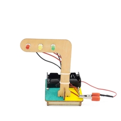 Đồ chơi giáo dục STEM - Đồ chơi thủ công đèn giao thông phát minh khoa học