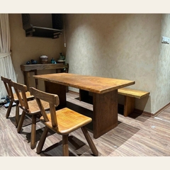Bàn chữ nhật chân tấm – mẫu 1