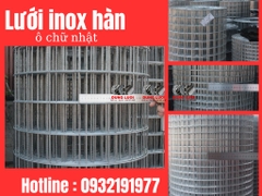 Lưới inox hàn ô chữ nhật