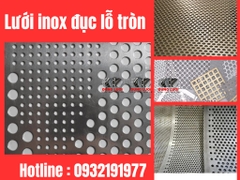 Lưới inox đục lỗ tròn