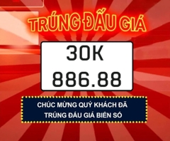 Biển xe ô tô 30K-886.88