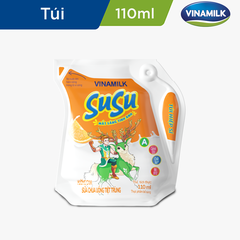 Sữa Chua uống Vinamilk Susu hương Cam - thùng 24 túi x 110ml