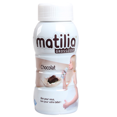 Sữa bầu Matilia vị Vani, Sôcôla, dâu (Lốc 4 hộp)