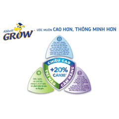 Sữa Abbott Grow 4 900g hương Vani (trên 2 tuổi)