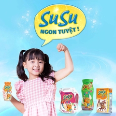 Thức uống Sữa Sôcôla lúa mạch Vinamilk SuSu - Lốc 6 Chai x 80ml