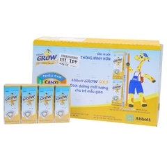 Sữa nước Abbott Grow Gold hương vani (4x180ml) cho bé từ 2 - 6 tuổi