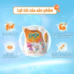 Sữa Chua uống Vinamilk Susu hương Cam - thùng 24 túi x 110ml