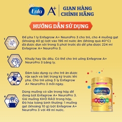 Sữa Enfagrow A+ NeuroPro 3 830g (1-3 tuổi)