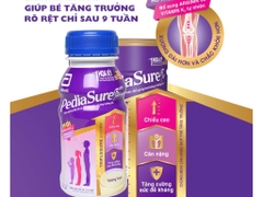 Sữa nước PediaSure BA 1+ hương Vani 237ml cho bé từ 1-10 tuổi (lốc 6)