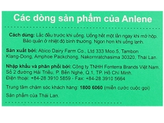 Sữa bột pha sẵn Anlene đậm đặc 4x vani 125ml (Lốc 4)