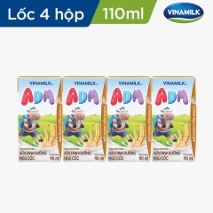 Sữa dinh dưỡng Vinamilk ADM ngũ cốc yến mạch - Lốc 4 hộp 110ml