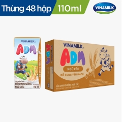 Sữa dinh dưỡng Vinamilk ADM ngũ cốc yến mạch - Lốc 4 hộp 110ml