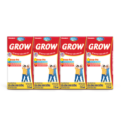 Sữa uống dinh dưỡng Dielac Grow - Lốc 4 hộp 110ml