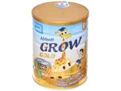Sữa Abbott Grow Gold 6+ 900g hương Vani (trên 6 tuổi)