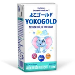 Sữa uống dinh dưỡng Vinamilk Yoko Gold 110ml (Lốc 4 hộp)